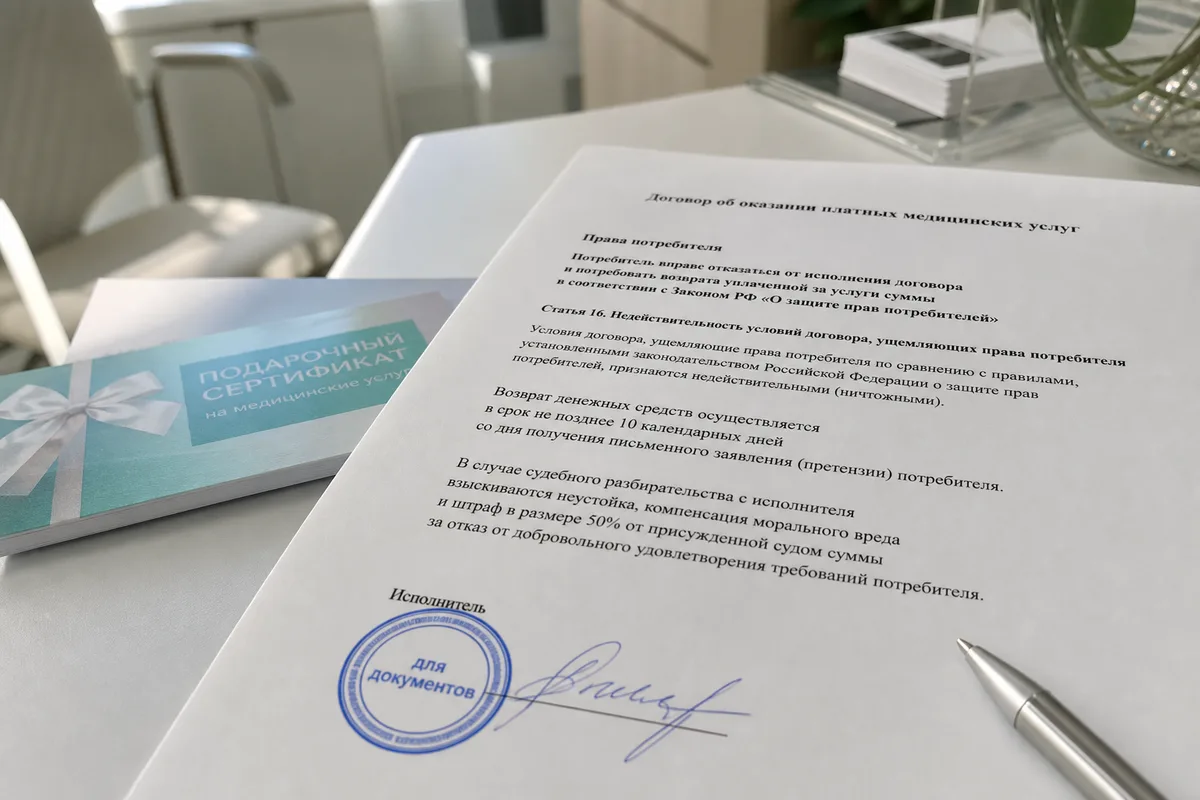 Сертификаты на медицинские услуги: правила возврата и проверка срока действия